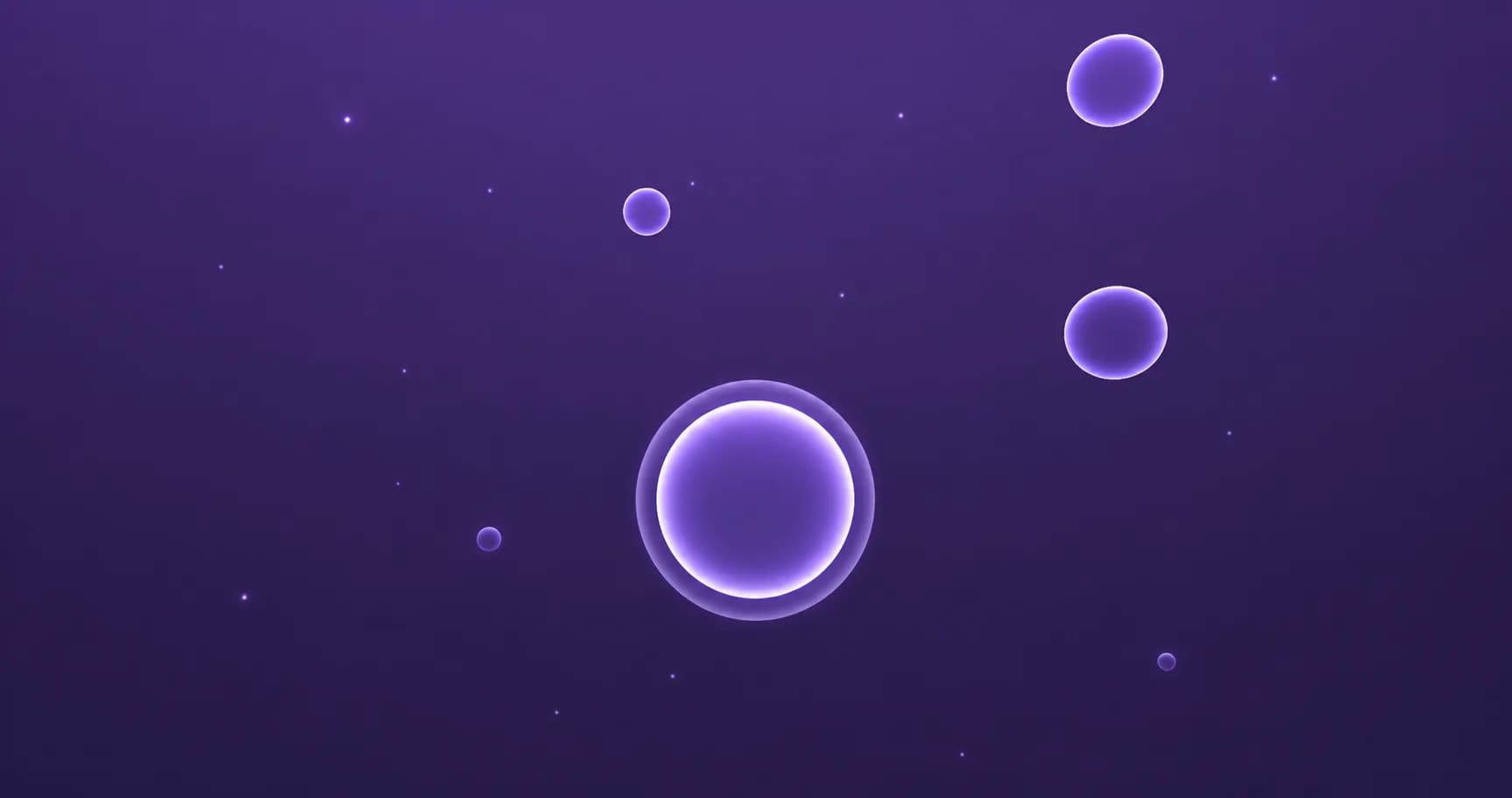 Burbujas de calma: imagen del entorno virtual de VRET
